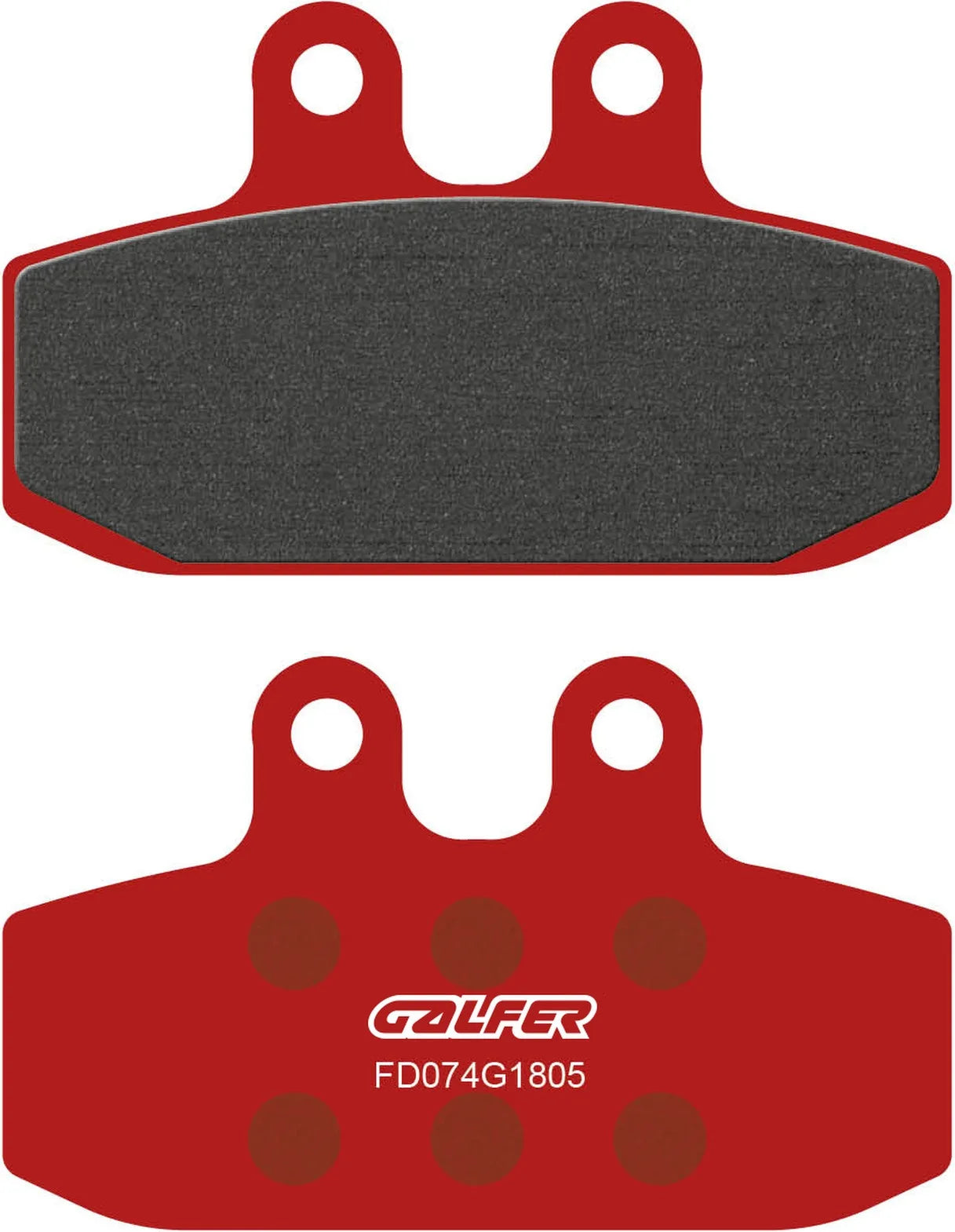 Plaquettes De Frein Avant Semi-Métal Trial Top - Galfer Compatible Avec Fantic Motor Caballero 80 Rc 50 (1994)