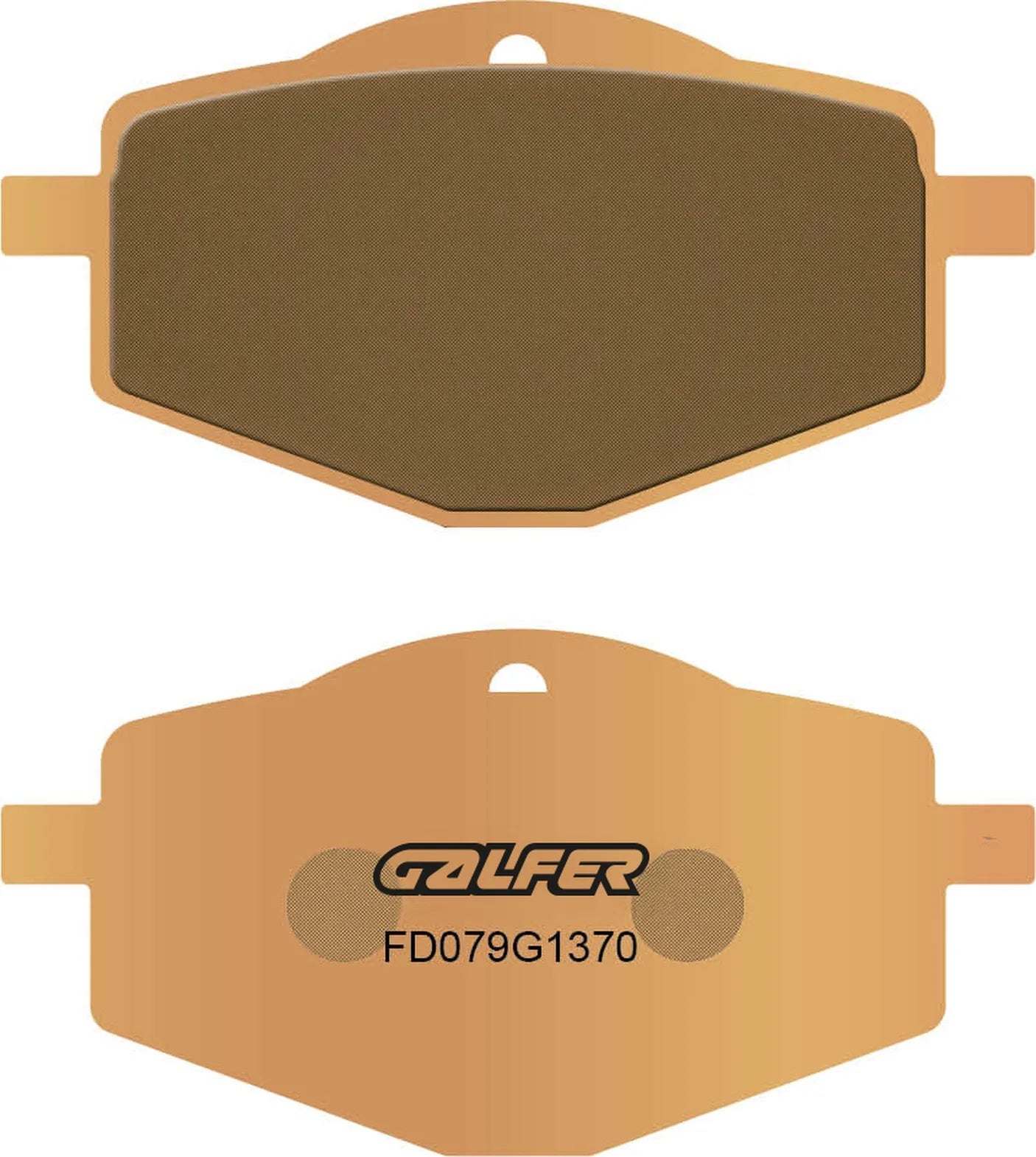 Plaquettes De Frein Arrière Frittées Street - Galfer Compatible Avec Gilera Rc 600 R (1992-1993)