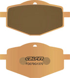 Rear Sintered Street Brake Pads - Galfer Compatible With Yamaha Dt 125 (1999)