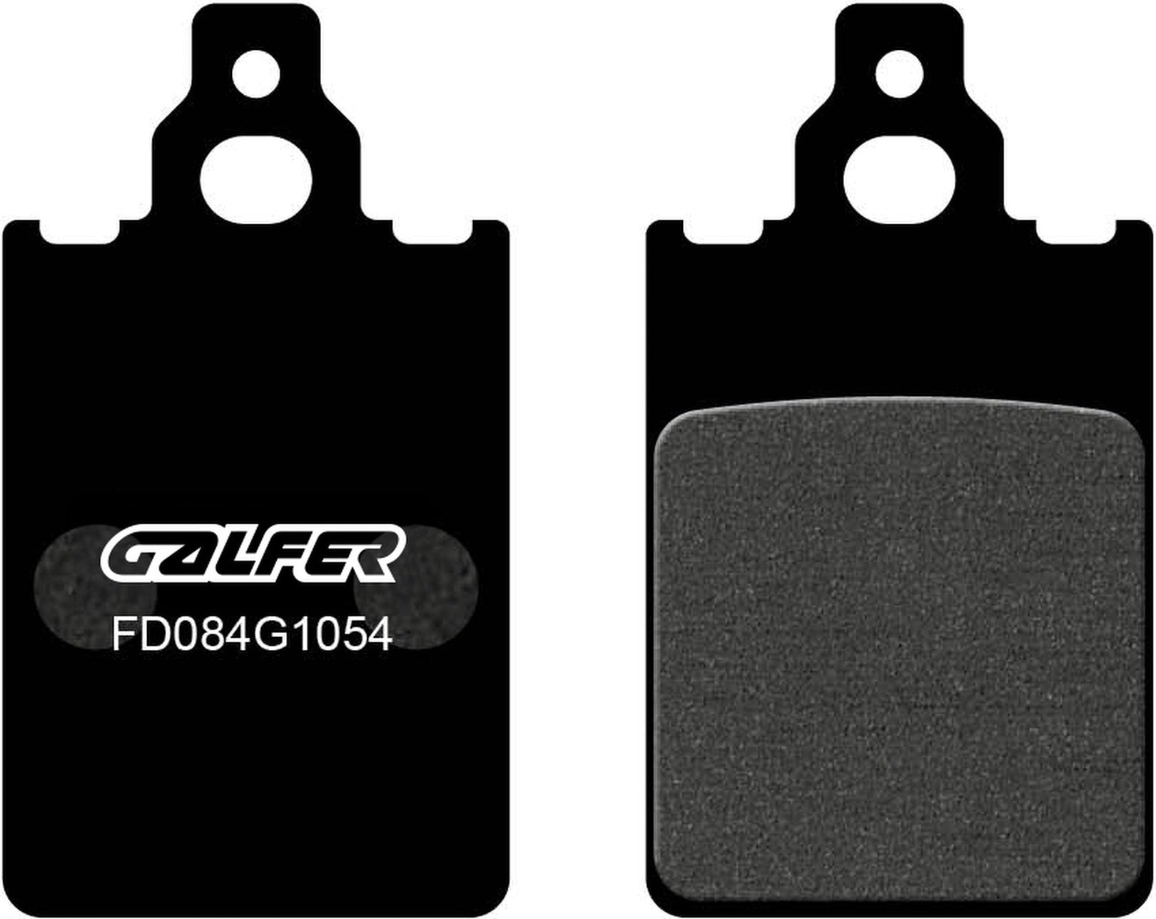 Rear Semi-Metal Brake Pads - Galfer Compatible With Accossato Kr 80 (1989)