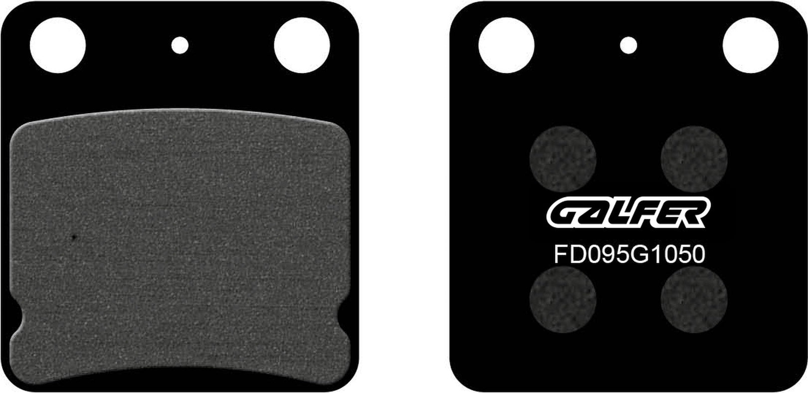 Front Scooter Brake Pads - Galfer Compatible With Akt Ak 180 Xm Xtreme Motard (2008-2011)