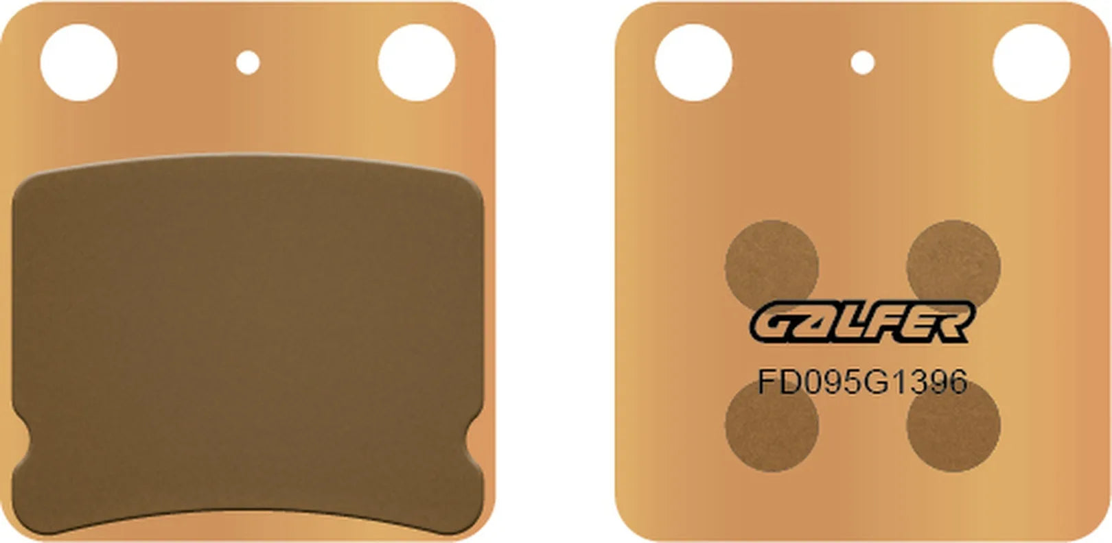 Rear Sintered Off-Road Brake Pads - Galfer Compatible With Keeway T 125 X (2022)