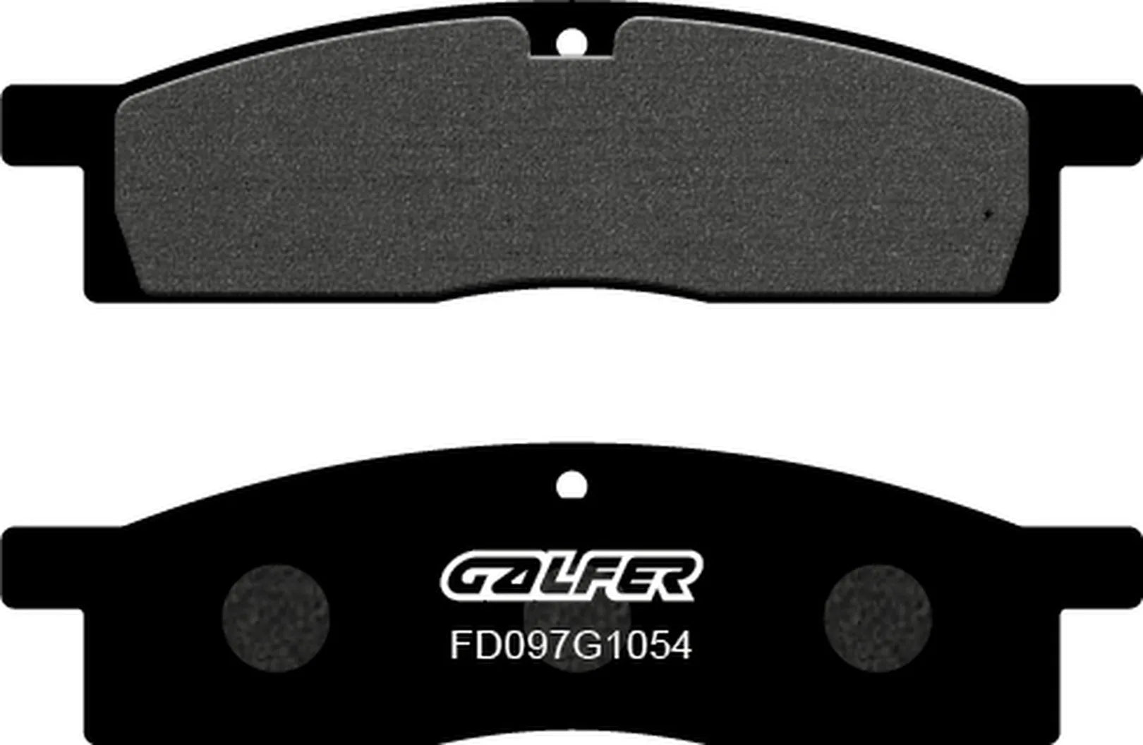 Front Semi-Metal Brake Pads - Galfer Compatible With Yamaha Yz 80 (1993-2002)