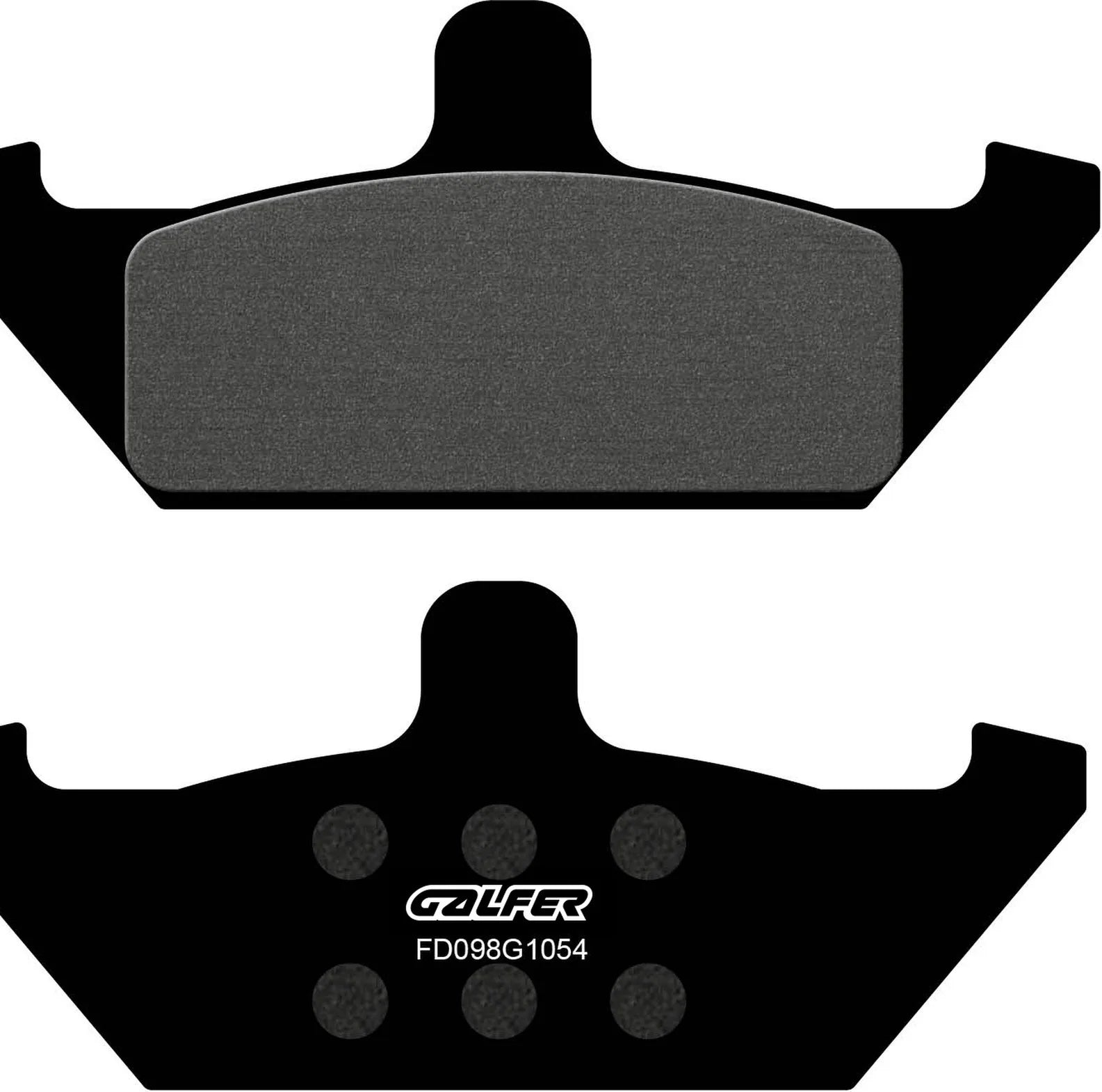 Plaquettes De Frein Avant Semi-Métal - Galfer Compatible Avec Ducati 350 Indiana (1986)