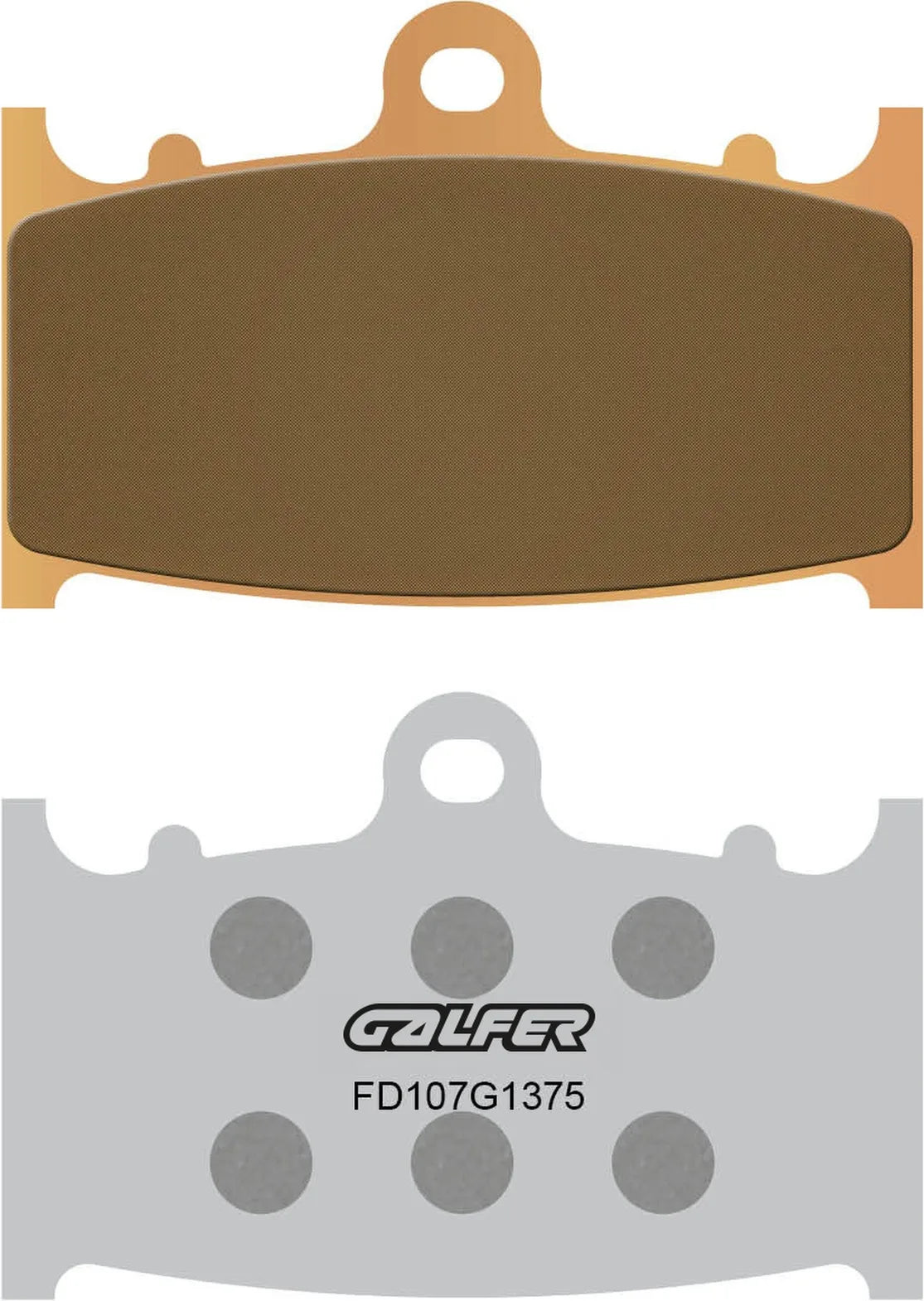 Plaquettes De Frein Avant Frittées Sport - Galfer Compatible Avec Gasgas Sm 250 (2001)
