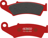 Rear Semi-Metal Trial Top Brake Pads - Galfer Compatible With Honda Vfr 400 R Nc30 (1989-1993)