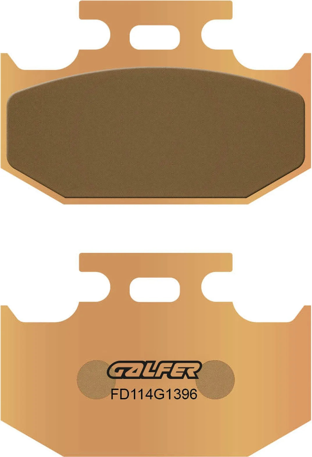 Rear Sintered Off-Road Brake Pads - Galfer Compatible With Kawasaki Klx 140 L (2009)