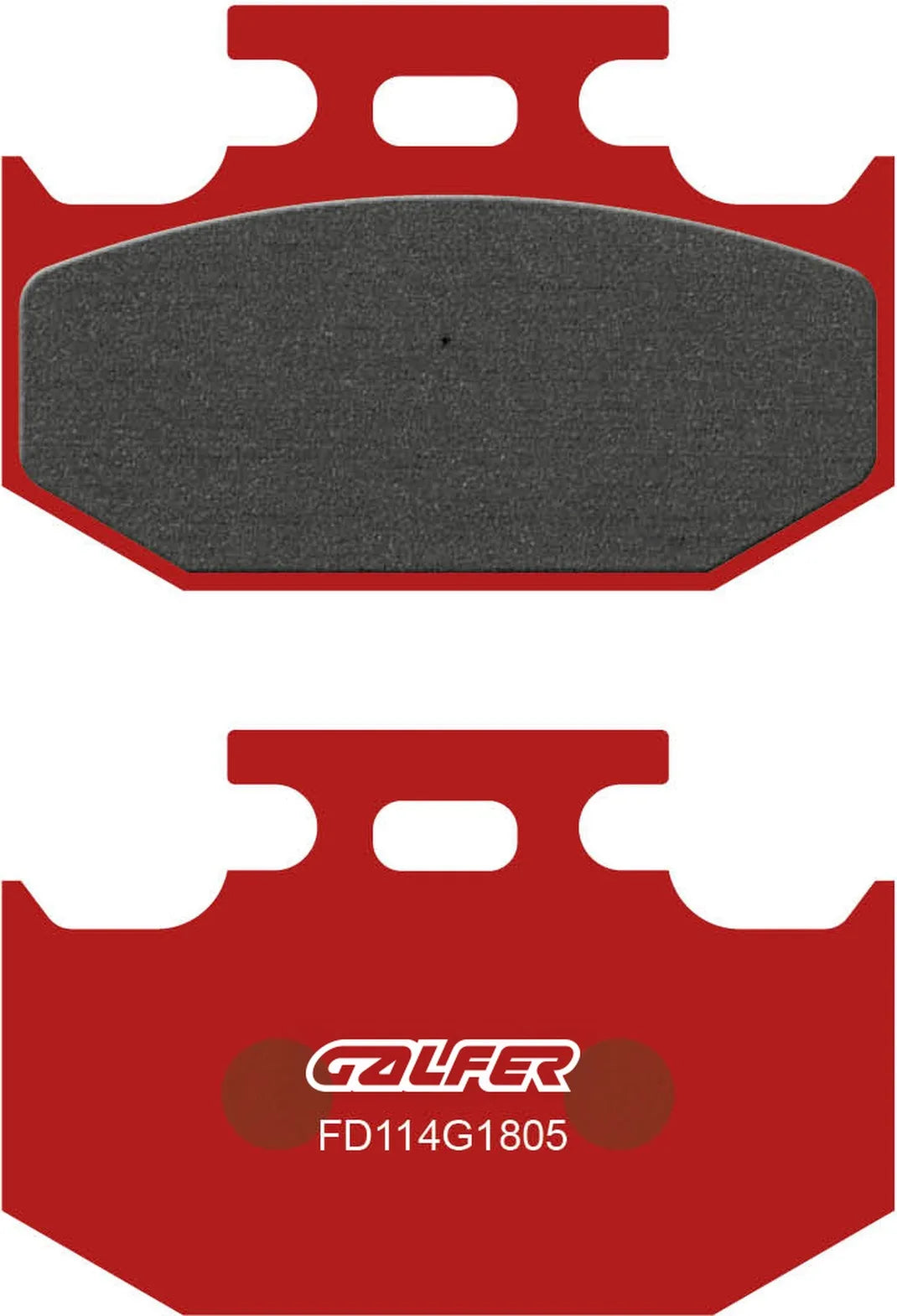 Rear Semi-Metal Trial Top Brake Pads - Galfer Compatible With Suzuki Rm 125 (1989-2006)