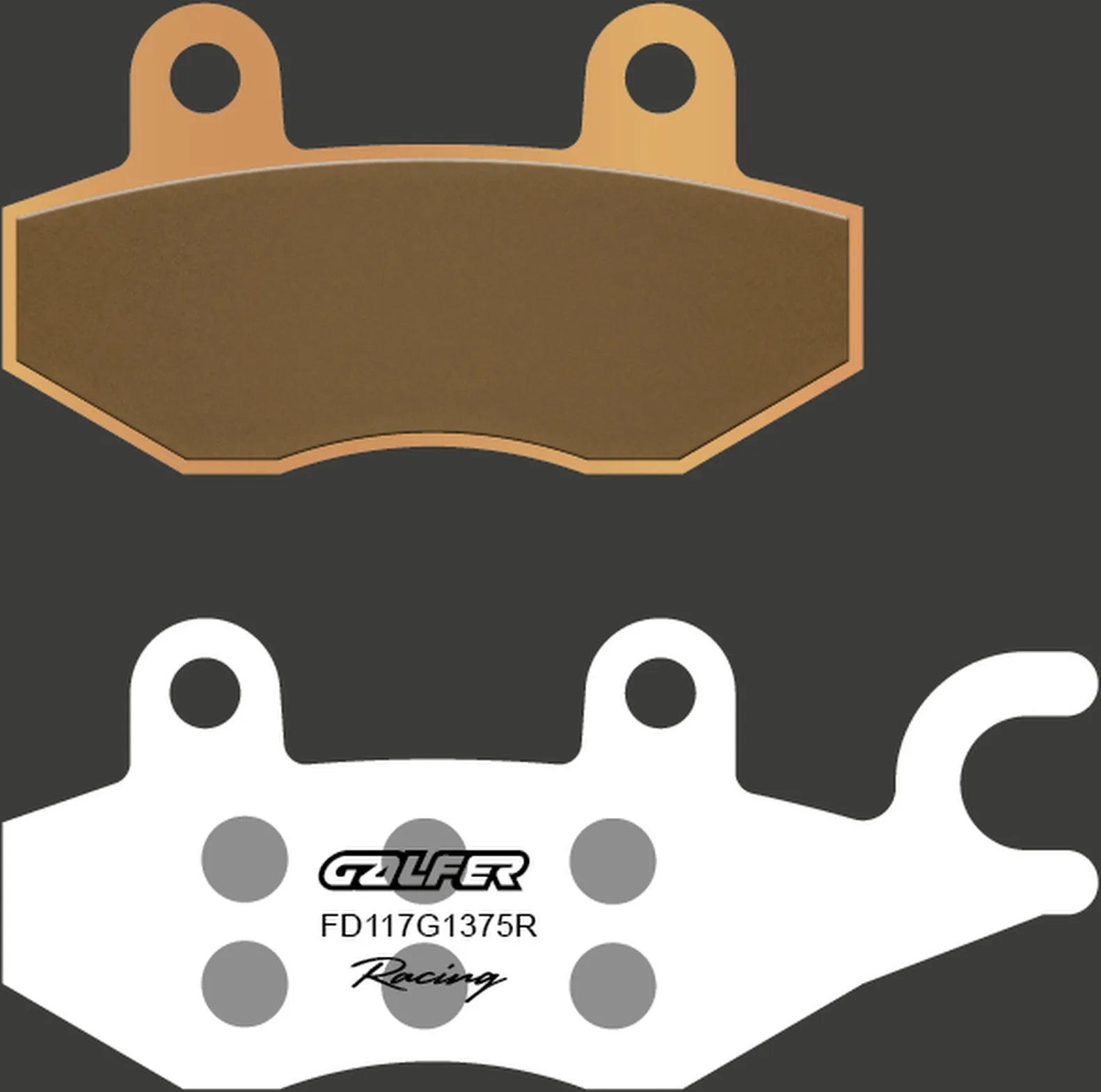 Front Left Sintered Sport Racing Brake Pads - Galfer Compatible With Kreidler Naked 125 Dd (2008)