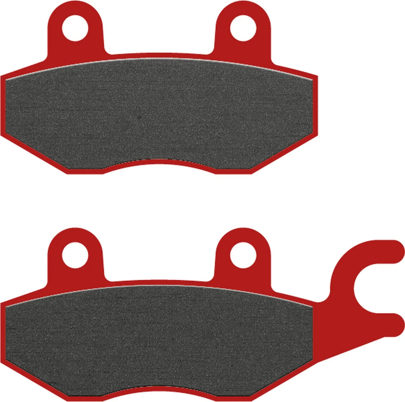 Front Left Semi-Metal Trial Top Brake Pads - Galfer Compatible With Kreidler Naked 125 Dd (2008)