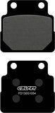 Rear Semi-Metal Brake Pads - Galfer Compatible With Honda Cb 450 Dx (1989)