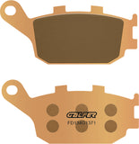 Rear Sintered Street Brake Pads - Galfer Compatible With Honda Nc 700 X Abs (2012)