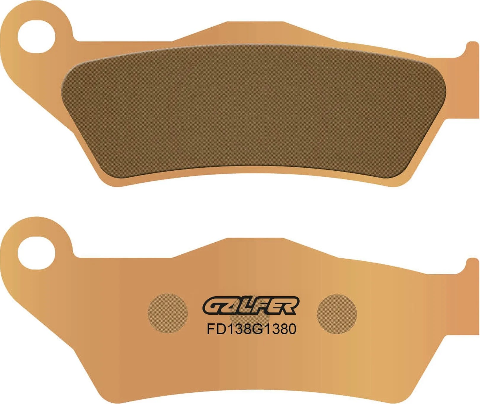 Front Sintered Scooter Brake Pads - Galfer Compatible With Ossa Enduro 300 I (2012)