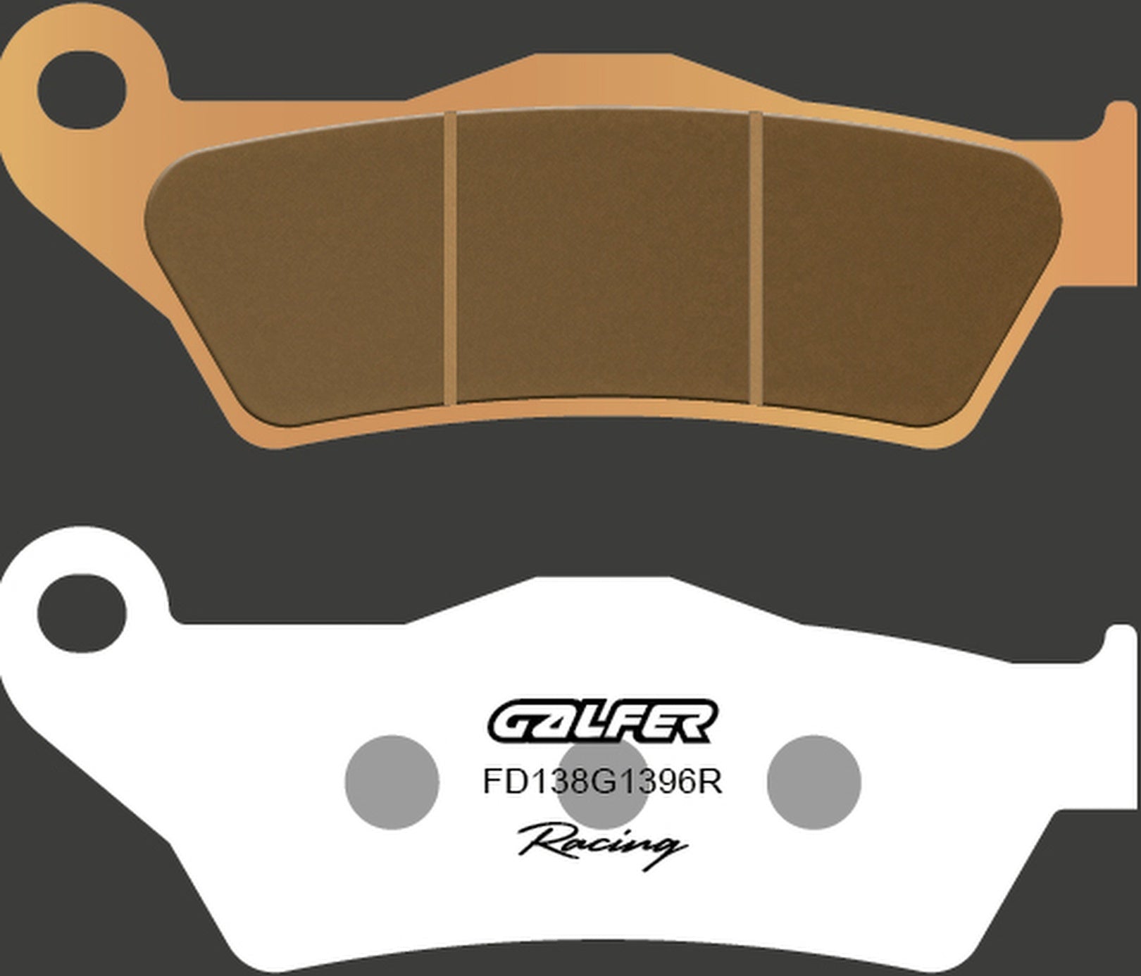 Front Sintered Racing Off-Road Brake Pads - Galfer Compatible With Highland 950 V2 Motard