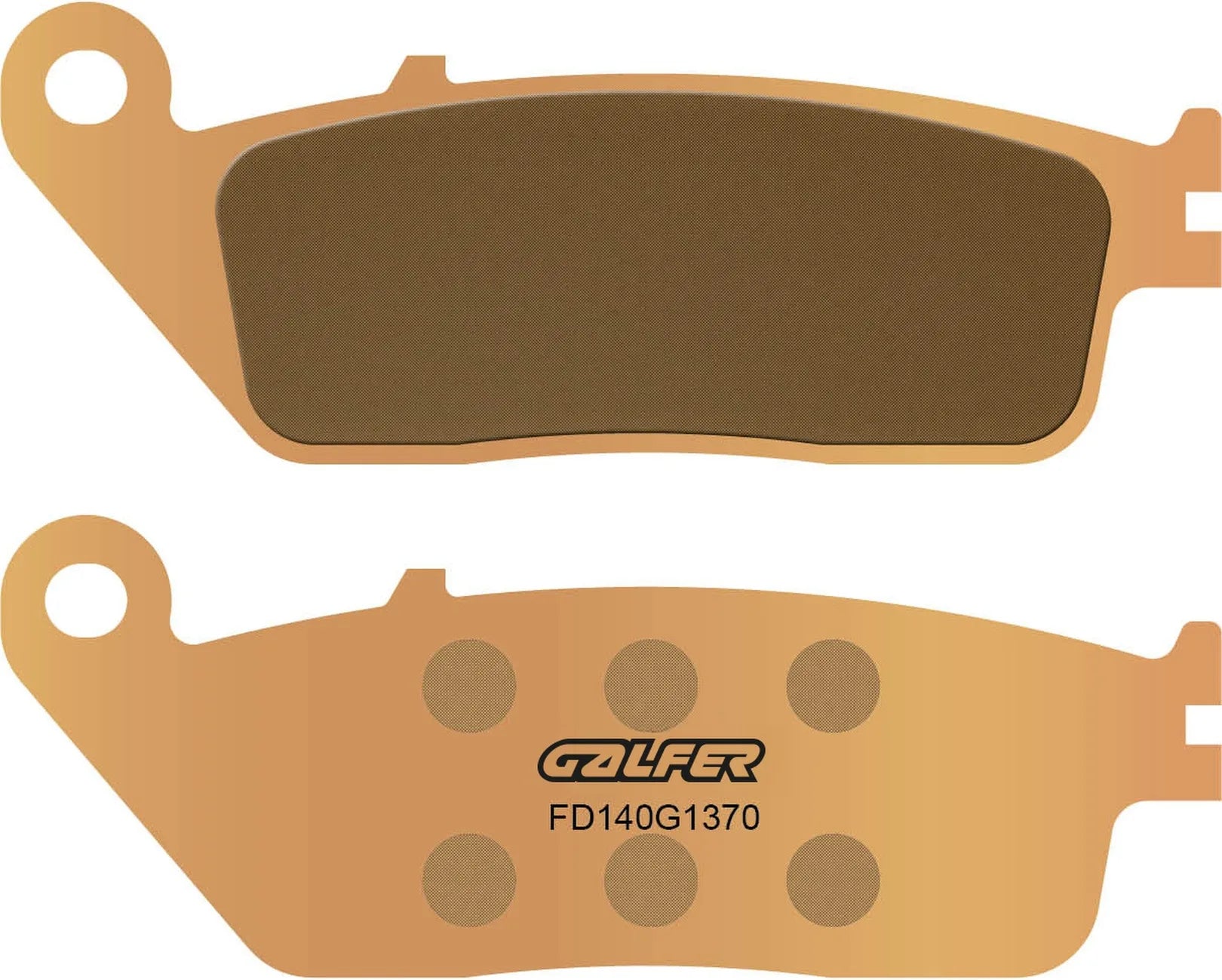 Plaquettes De Frein Avant Frittées Street - Galfer Compatible Avec Daelim Vt / Vs Custom 125 (1998)