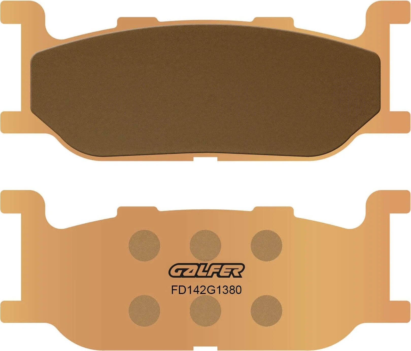 Plaquettes De Frein Avant Frittées Scooter - Galfer Compatible Avec Cfmoto Sr 250 (2021)