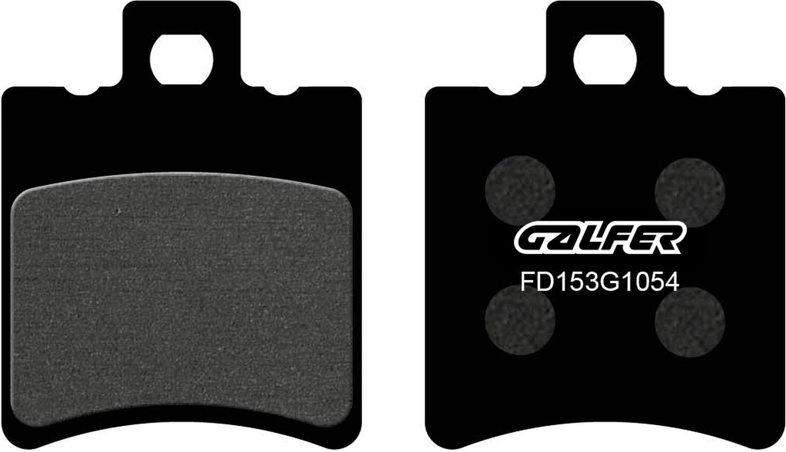 Front Semi-Metal Brake Pads - Galfer Compatible With Generic Pandora 50 (2013)