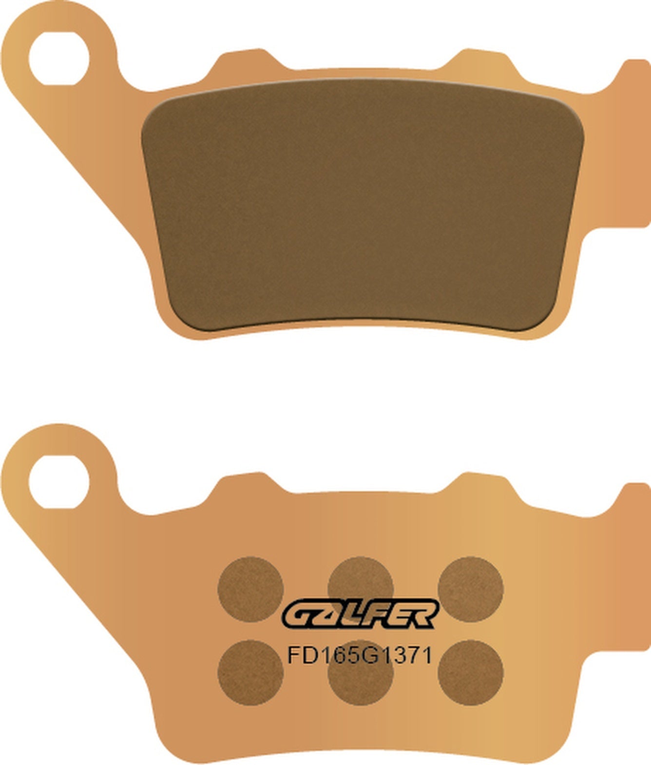 Rear Sintered Street Brake Pads - Galfer Compatible With Herald Scrambler 125 (2019)