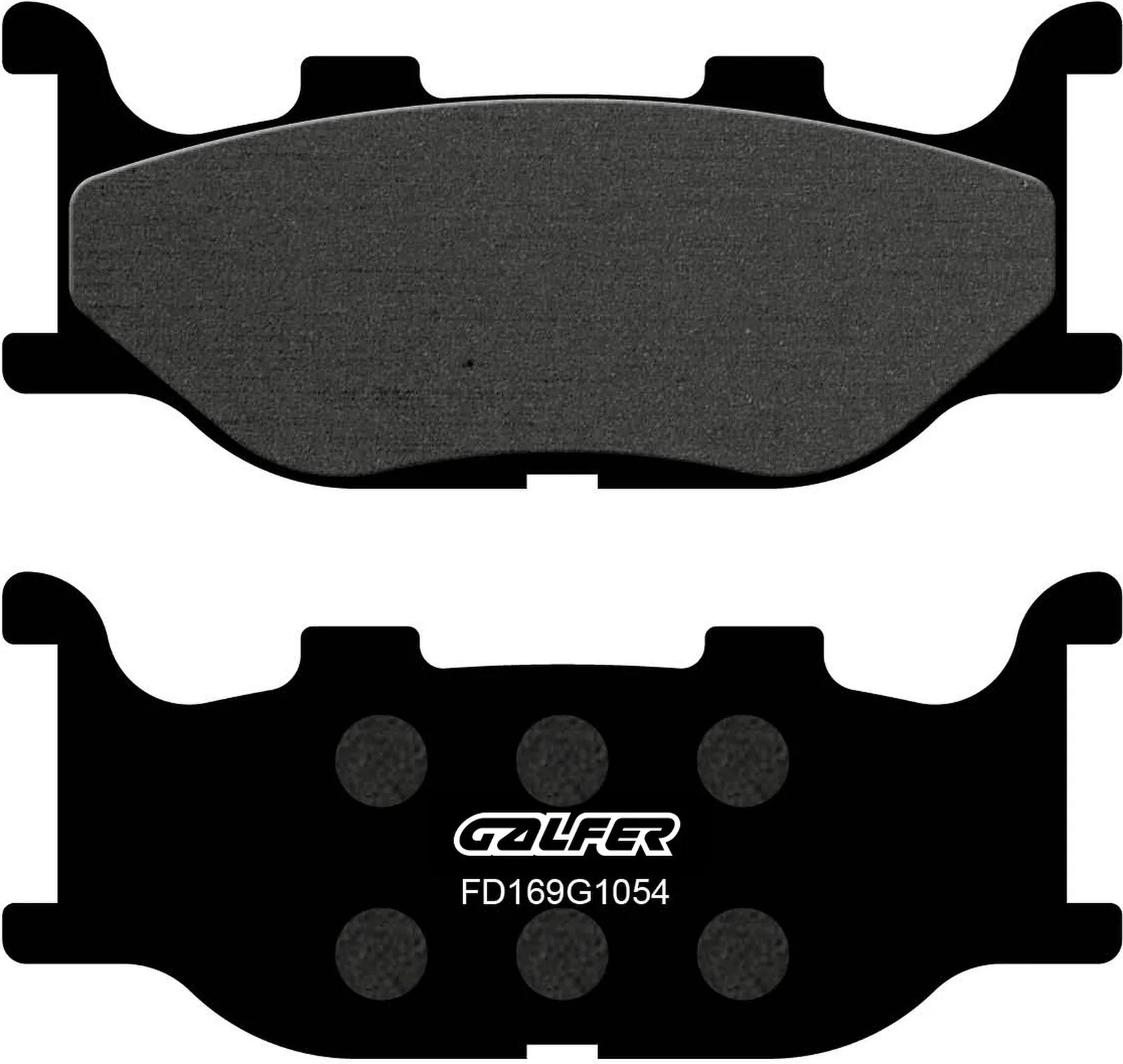Front Semi-Metal Brake Pads - Galfer Compatible With Minelli Omega 250 (2006)