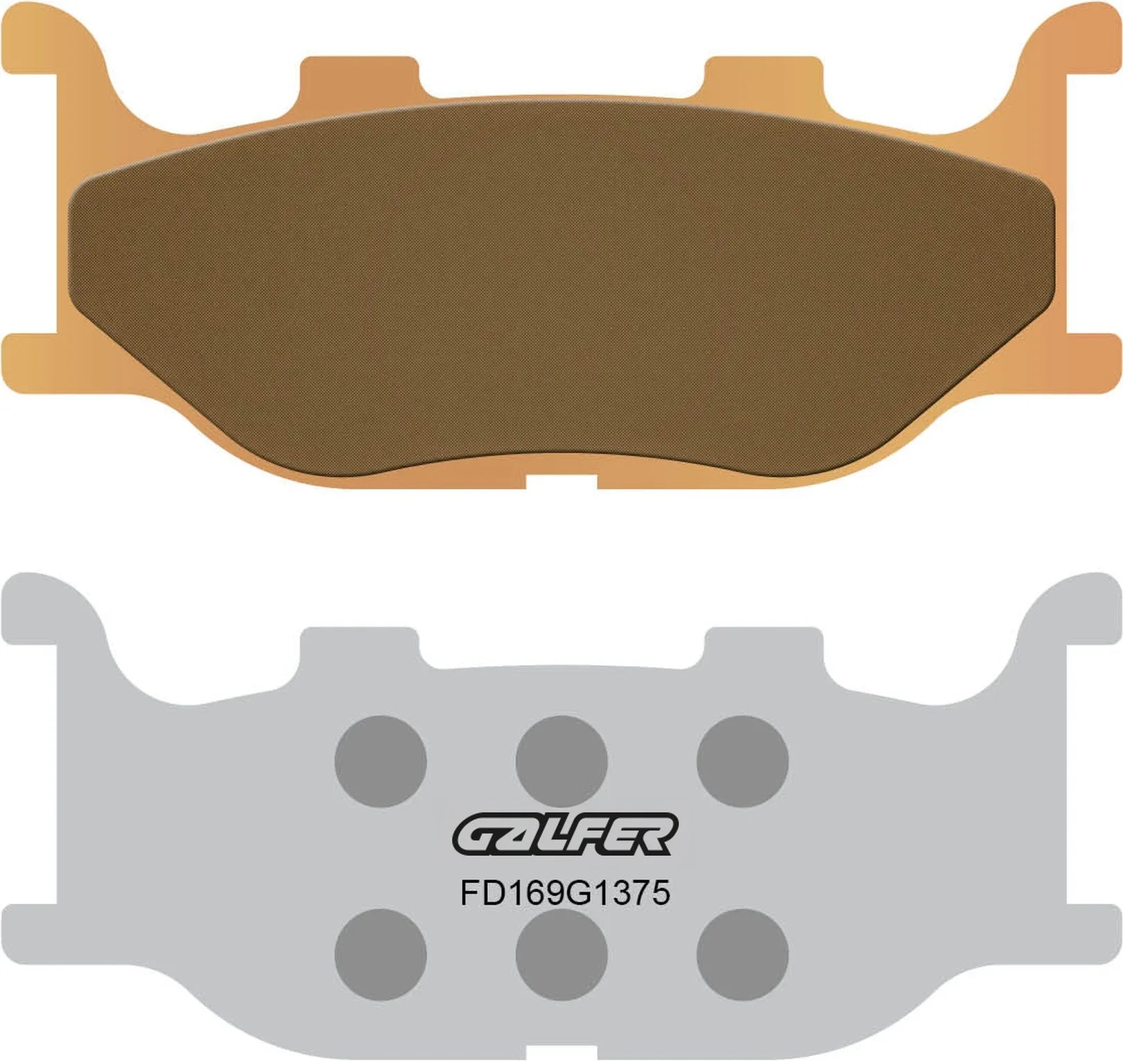 Front Sintered Sport Brake Pads - Galfer Compatible With Minelli Omega 125 (2006)