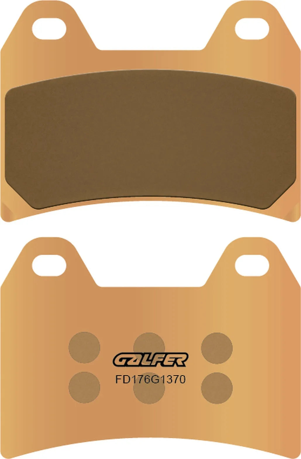 Front Sintered Street Brake Pads - Galfer Compatible With Mitt 440 Mb Custom 400 (2023)
