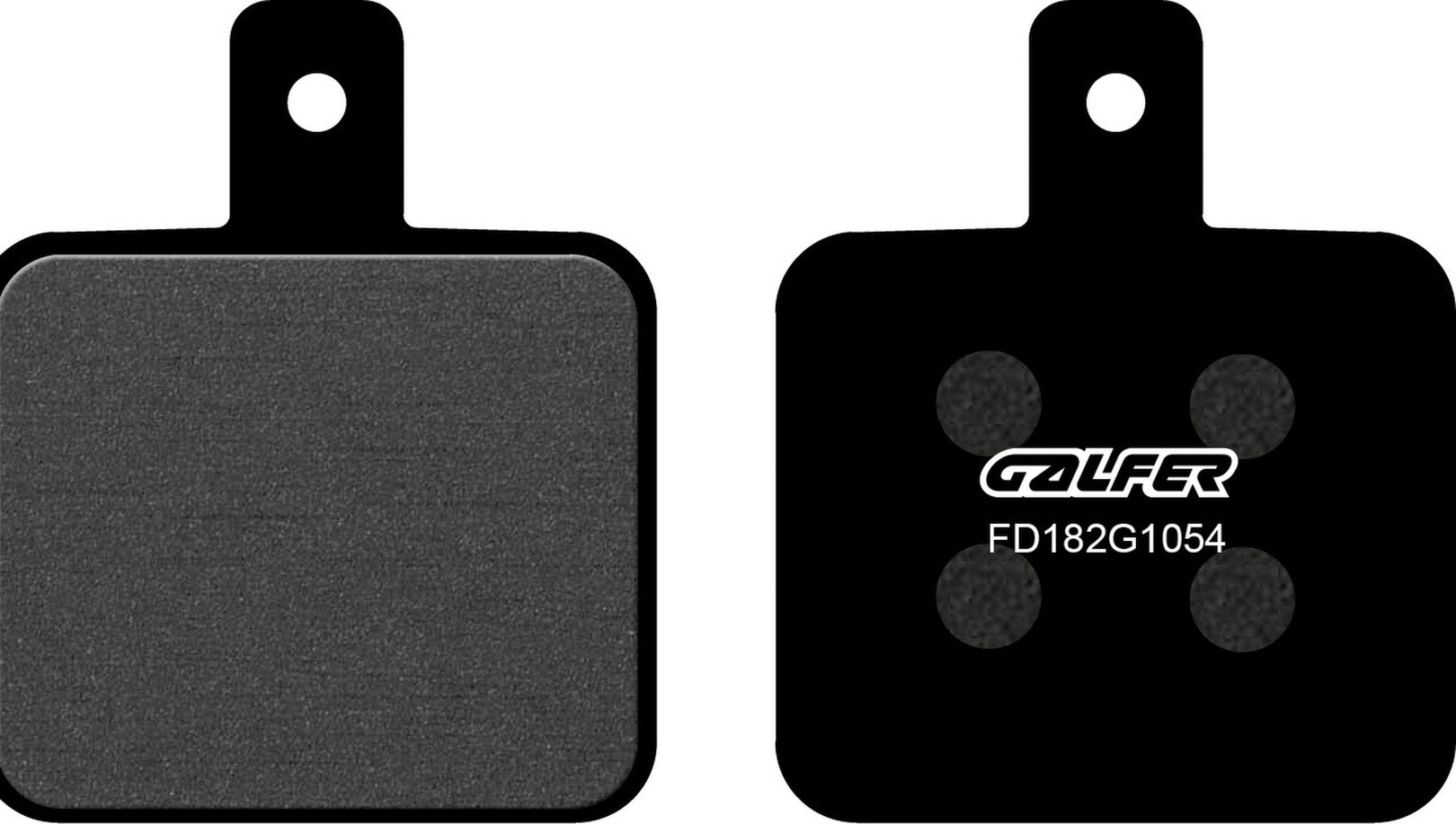 Rear Semi-Metal Brake Pads - Galfer Compatible With Arctic Cat Snow Zr 500 Efi (1995)