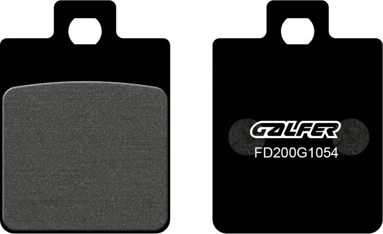 Front Semi-Metal Brake Pads - Galfer Compatible With Metrakit Mini Gp Sp 70 (2008)