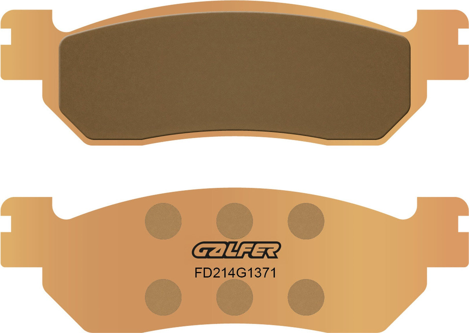 Rear Sintered Street Brake Pads - Galfer Compatible With Alpina Renania Verona 125 (2006)