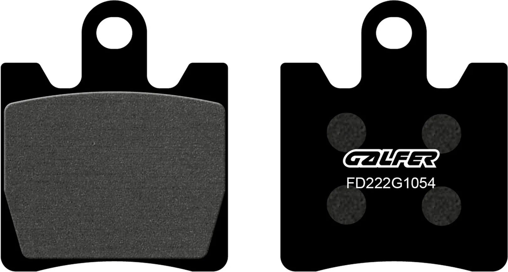 Front Semi-Metal Brake Pads - Galfer Compatible With Suzuki Ck 400 Sky Wave (2003)