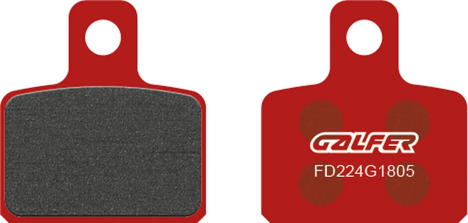 Front Semi-Metal Trial Top Brake Pads - Galfer Compatible With Macbor 565 50 (2004)