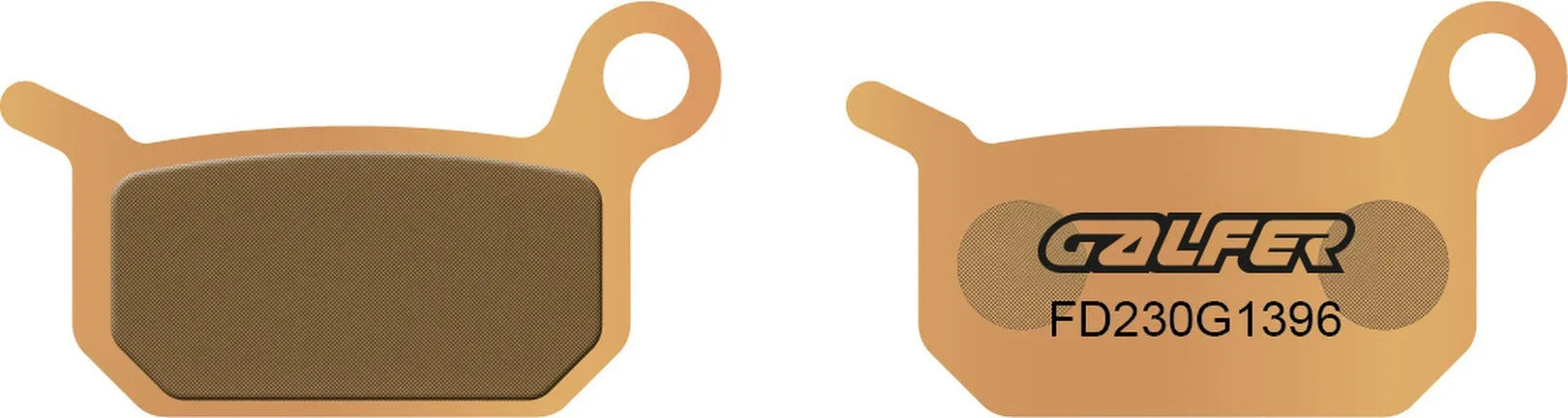 Rear Sintered Off-Road Brake Pads - Galfer Compatible With Metrakit Pro 50 (2008)