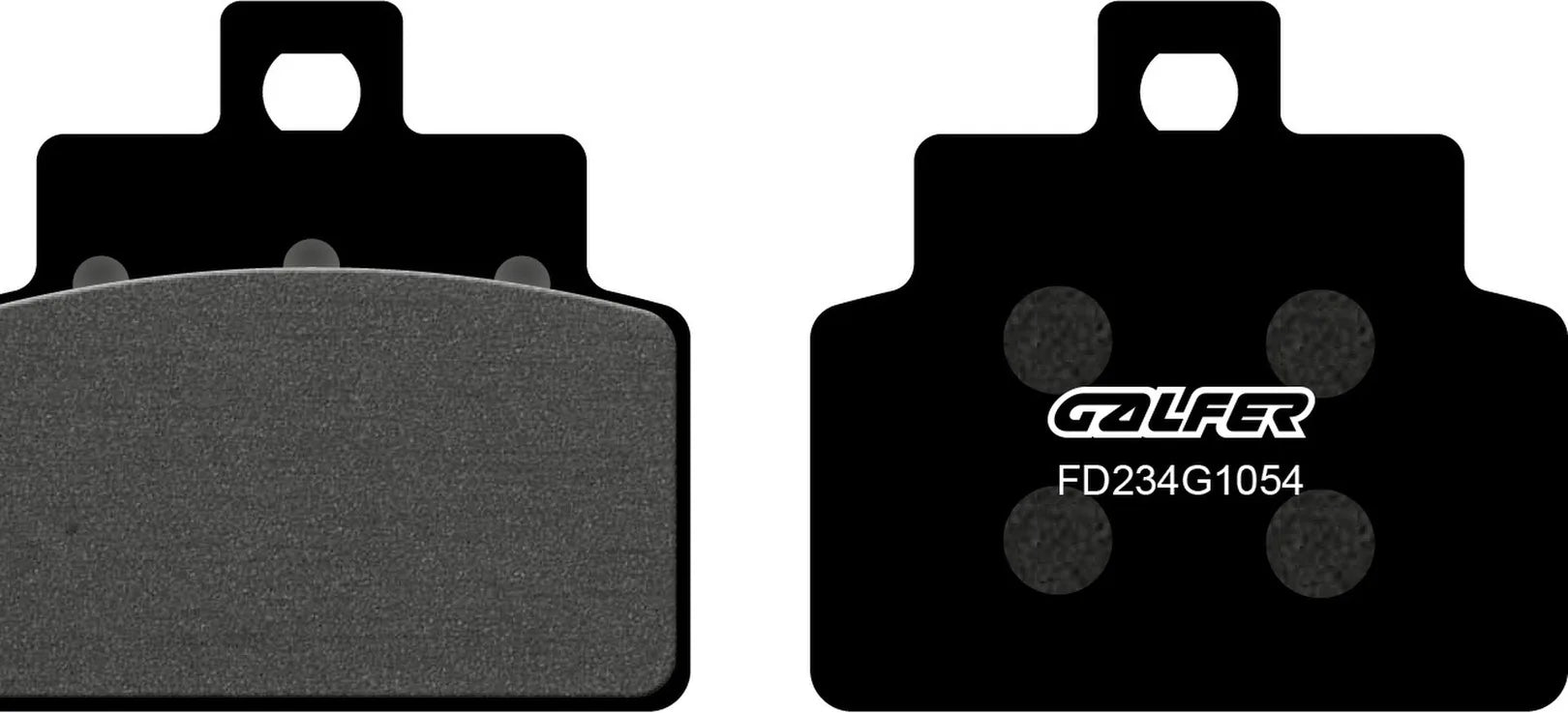 Plaquettes De Frein Avant Semi-Métal - Galfer Compatible Avec Aprilia Leonardo 150 4T (1999)