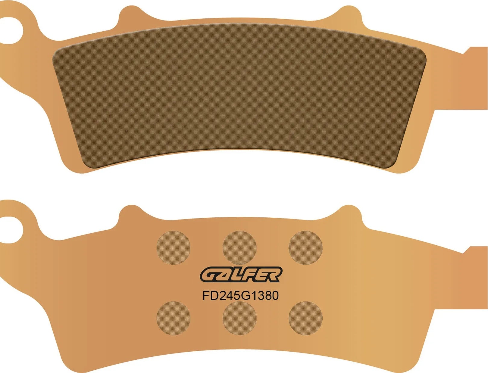 Plaquettes De Frein Avant Frittées Scooter - Galfer Compatible Avec Beta Rr 125 S Motard (2018)