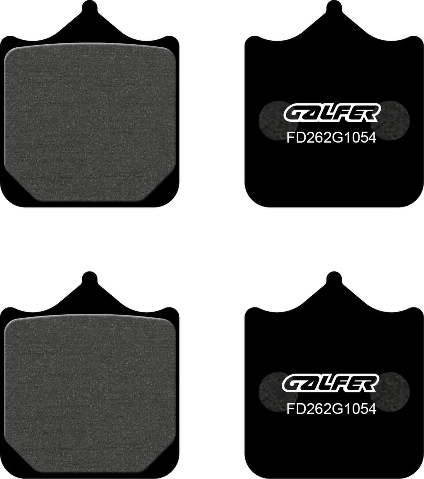 Plaquettes De Frein Avant Semi-Métal - Galfer Compatible Avec Bimota Db5 Mille 992 (2005)