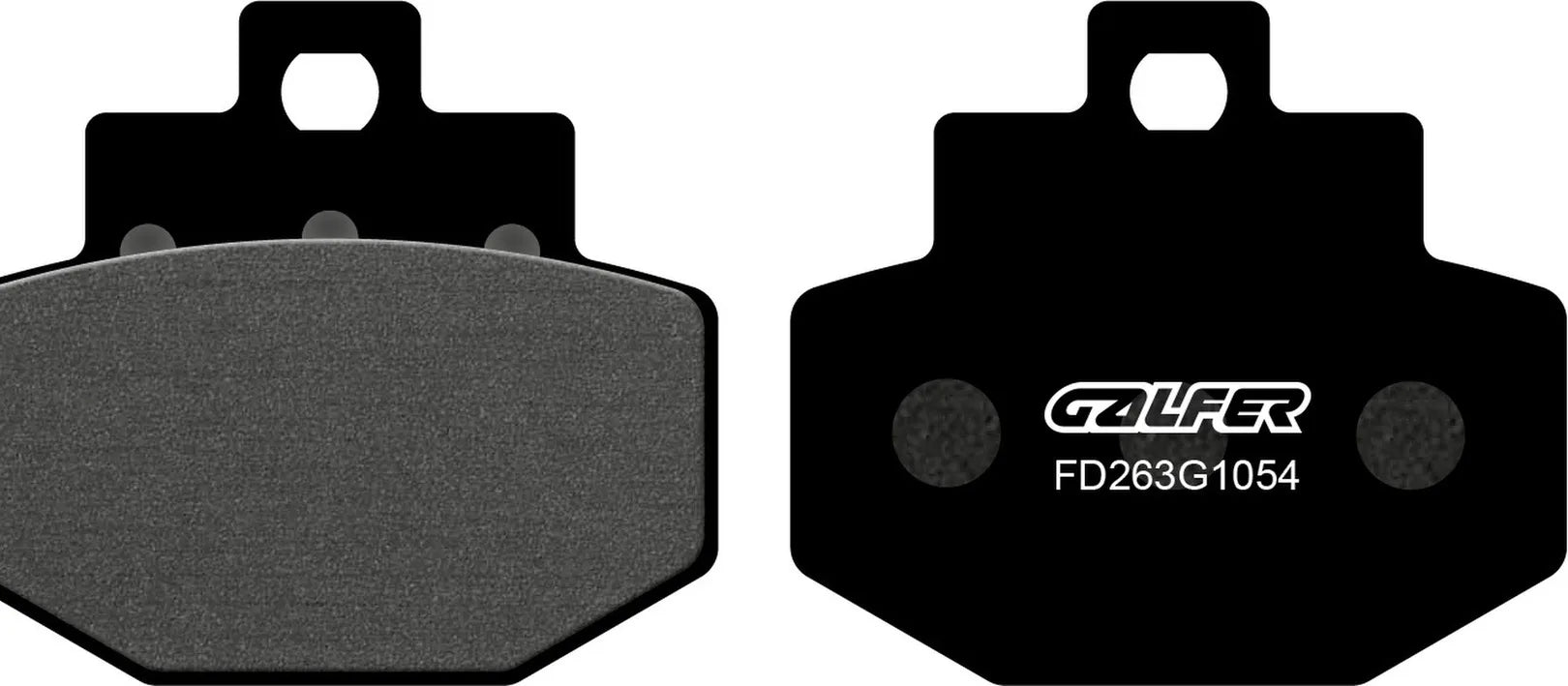 Rear Semi-Metal Brake Pads - Galfer Compatible With Piaggio Vespa Gran Turismo G 200 (2003)