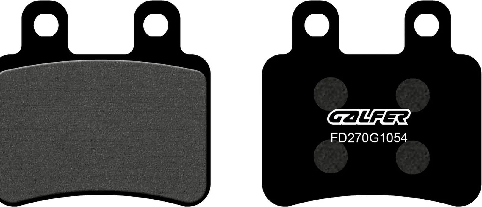 Rear Semi-Metal Brake Pads - Galfer Compatible With Peugeot Elistar Avantage 2 50 (2005)