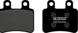Front Semi-Metal Brake Pads - Galfer Compatible With Italjet Millennium 125 (2002)