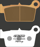 Rear Sintered Racing Off-Road Brake Pads - Galfer Compatible With Kawasaki Kx 250 (2006-2008)