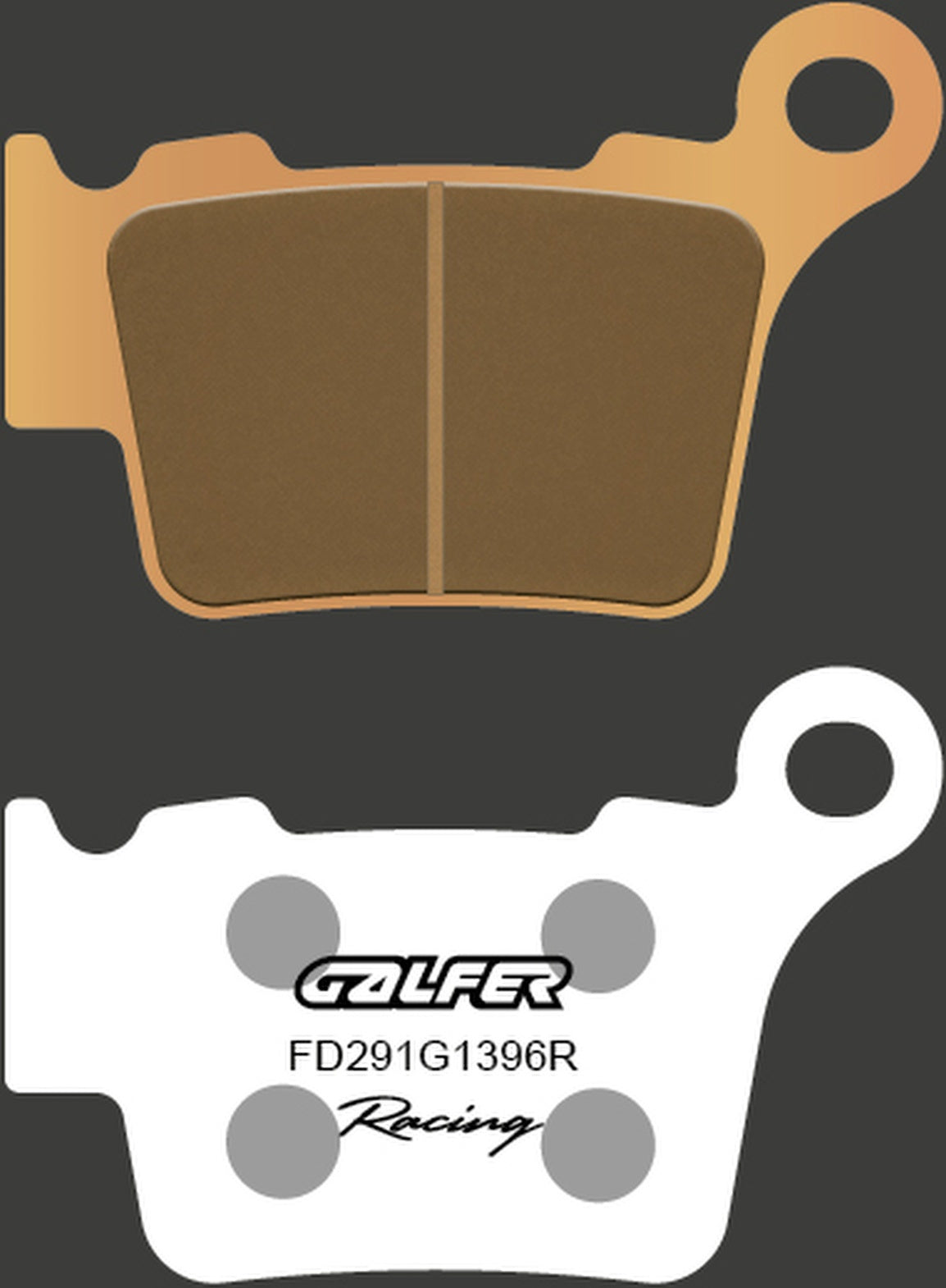 Rear Sintered Racing Off-Road Brake Pads - Galfer Compatible With Ajp Pr 7 Adventure 600 (2024)