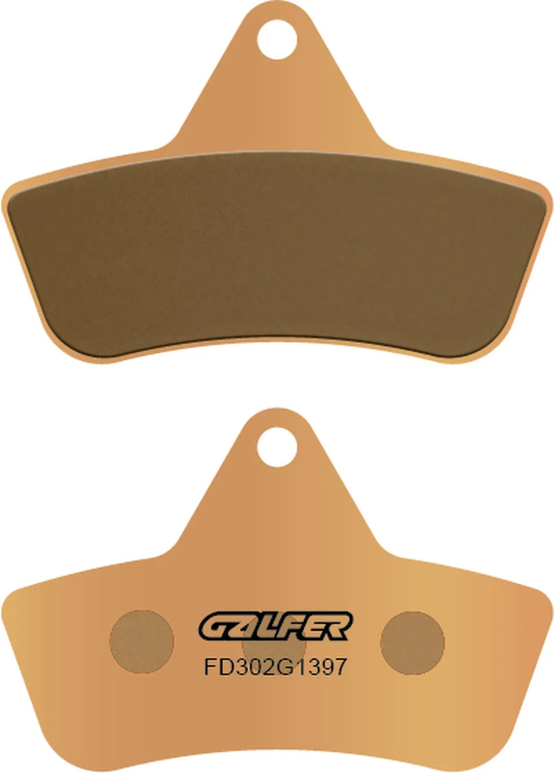 Plaquettes De Frein Avant Frittées Quads - Galfer Compatible Avec Arctic Cat 300 2X4 / 4X4 (1998-2004)