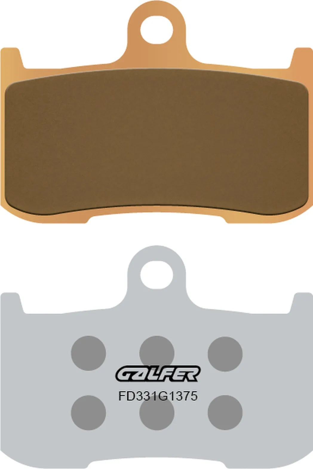 Front Sintered Sport Brake Pads - Galfer Compatible With Indian Motorcycle Chief Vintage 1811 (2014)