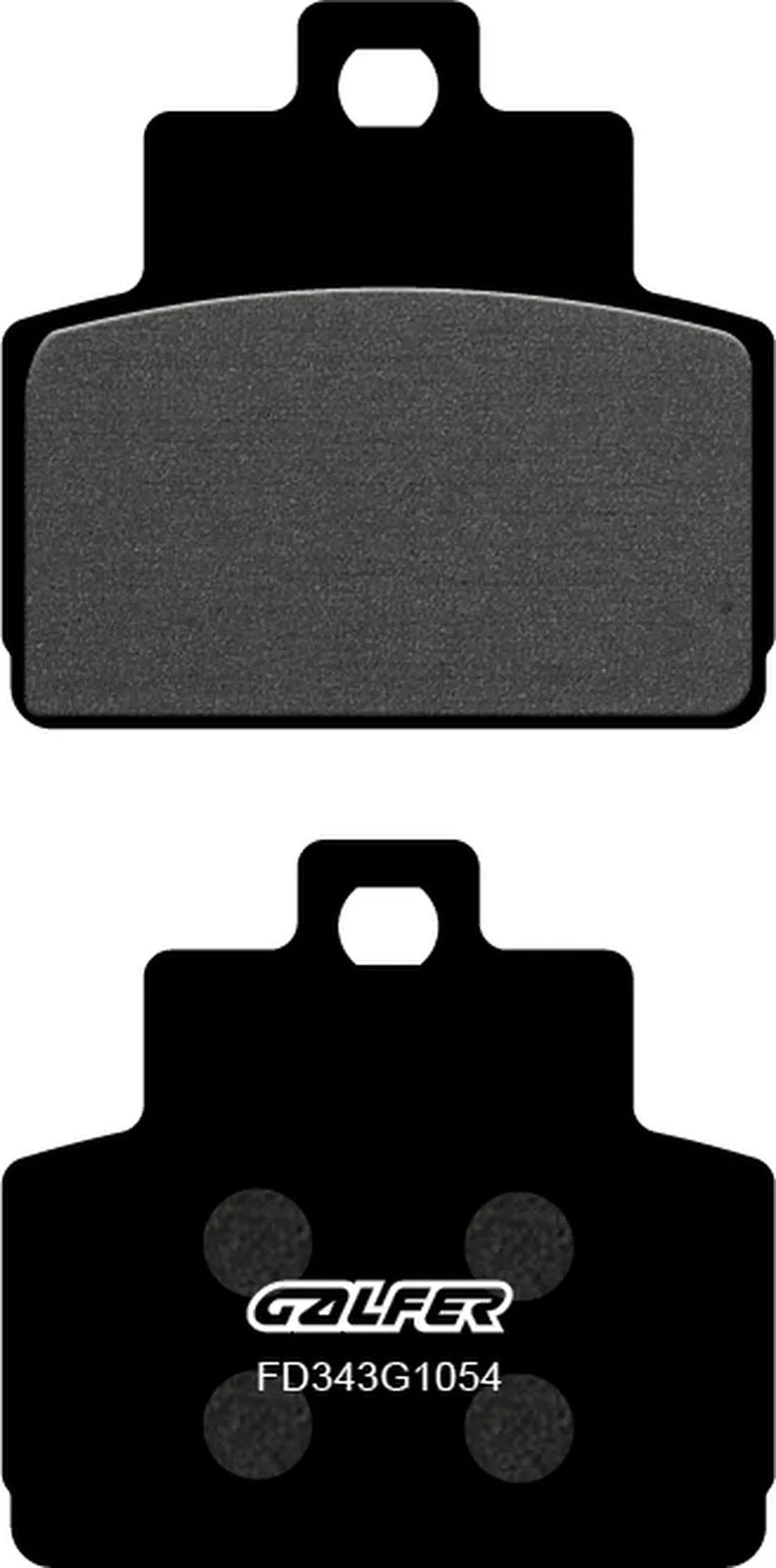 Rear Semi-Metal Brake Pads - Galfer Compatible With Piaggio Vespa Gte 250 I (2005)