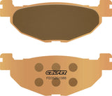 Rear Sintered Scooter Brake Pads - Galfer Compatible With Yamaha Xp 500 T-Max (2004-2007)