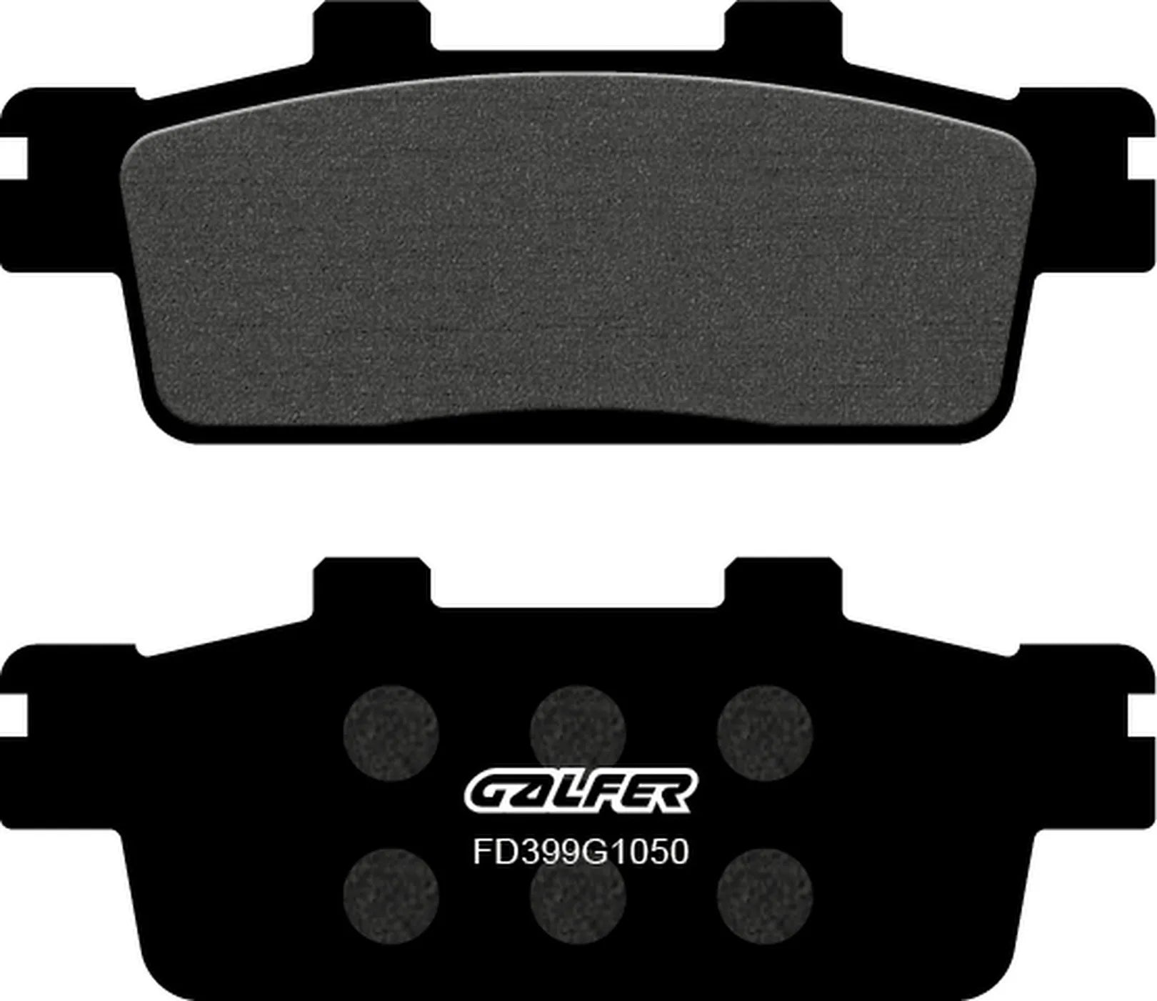 Plaquettes De Frein Arrière Scooter - Galfer Compatible Avec E Ton Vector St 300 (2007)