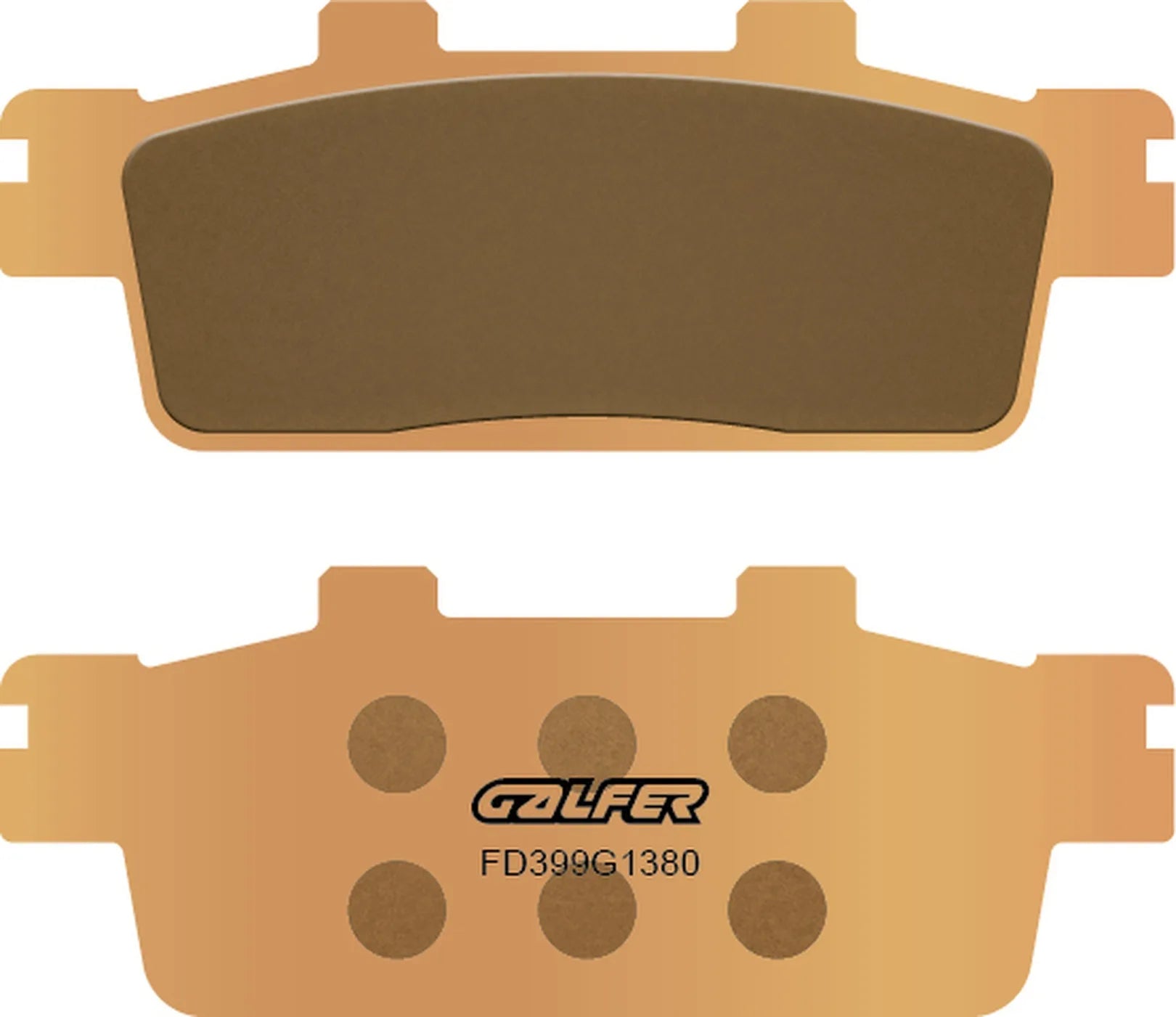 Plaquettes De Frein Arrière Frittées Scooter - Galfer Compatible Avec E Ton Vector St 300 (2007)
