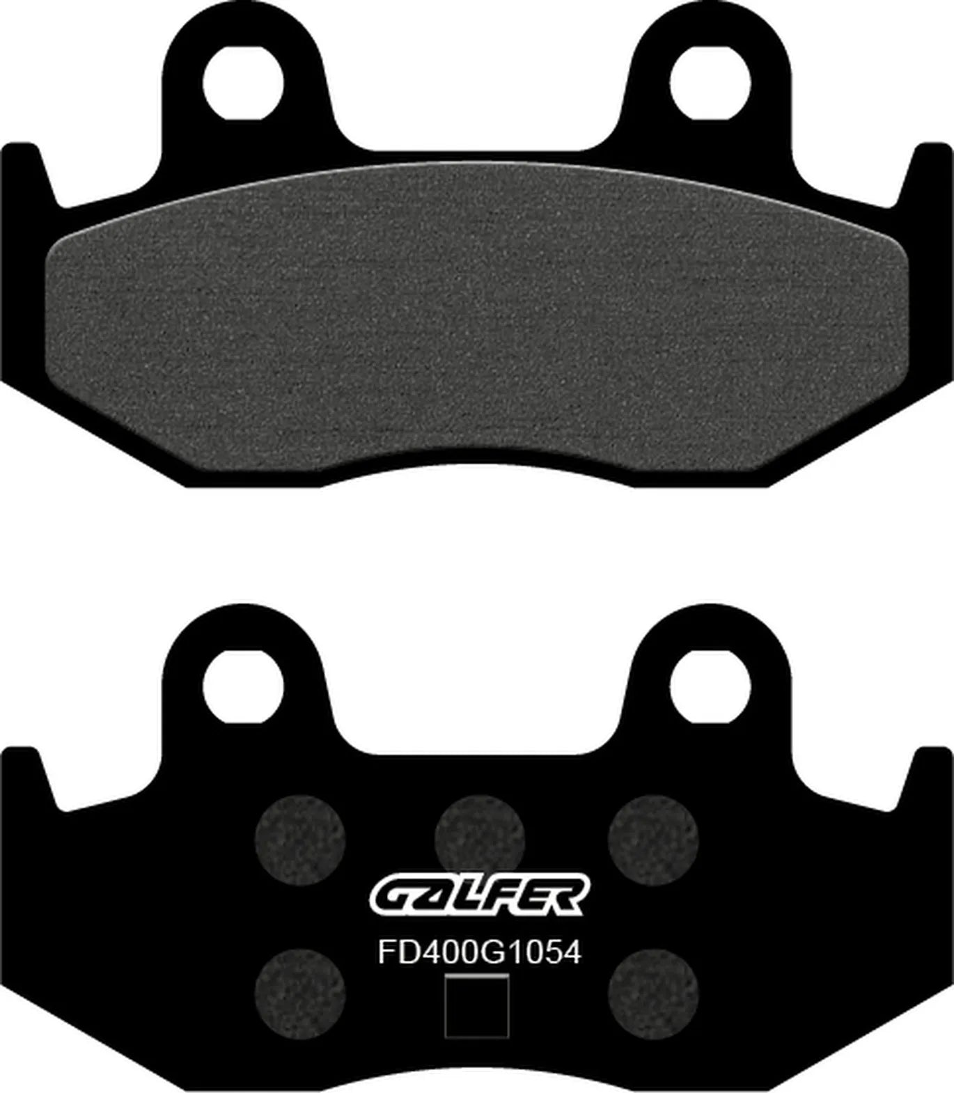 Rear Left Semi-Metal Brake Pads - Galfer Compatible With Suzuki An 250 Burgman (2007-2008)