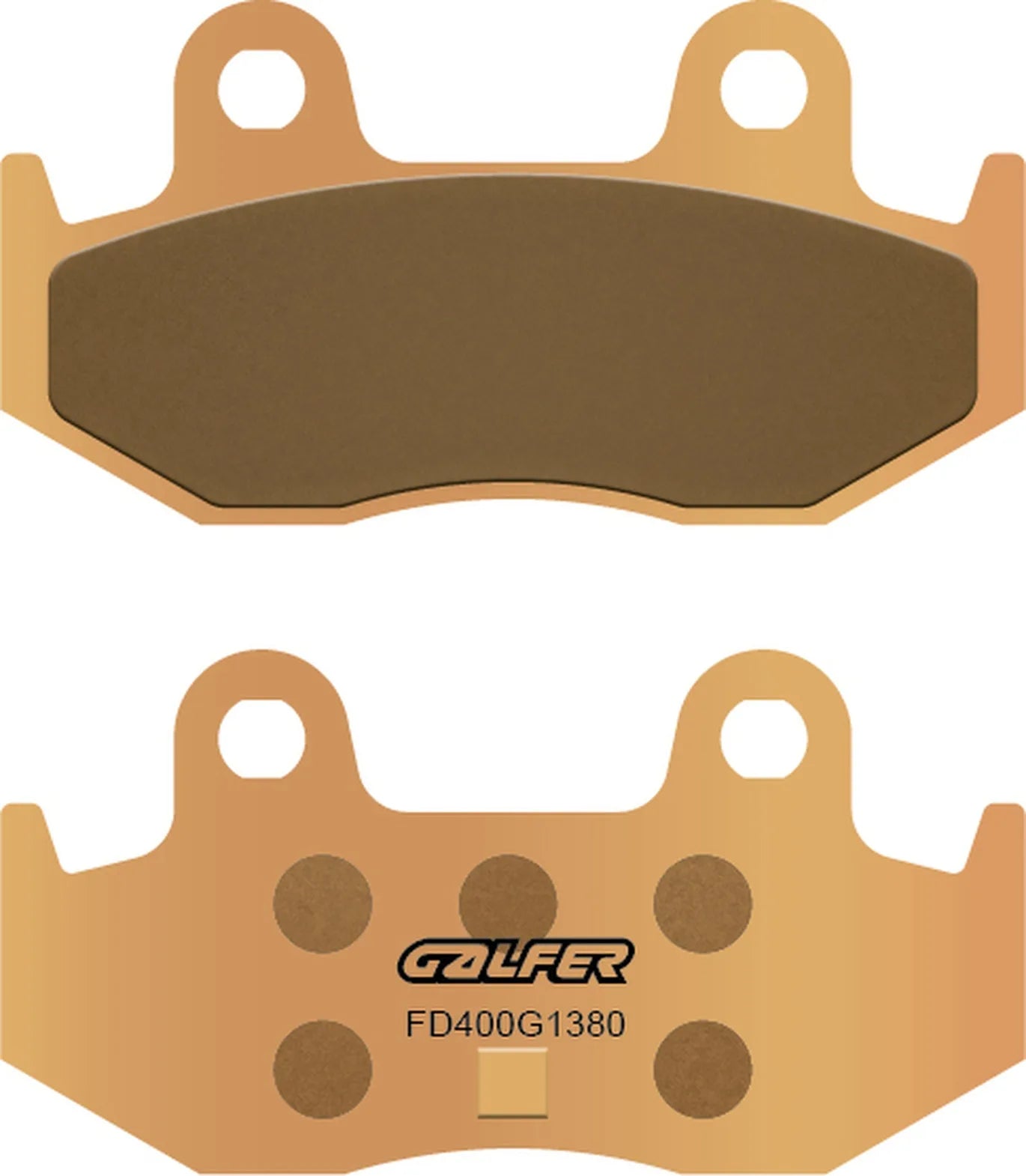 Rear Sintered Scooter Brake Pads - Galfer Compatible With Suzuki An 400 Burgman (1998-2002)