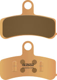 Front Sintered Street Brake Pads - Galfer Compatible With Harley-Davidson Fxdc Dyna Super Glide Custom 1573 (2008-2014)
