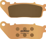Rear Sintered Street Brake Pads - Galfer Compatible With Honda Vfr 1200 Fa (2014)