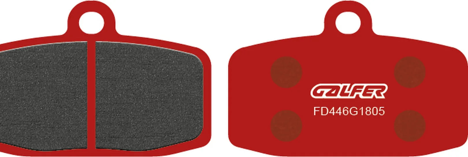 Plaquettes De Frein Avant Semi-Métal Trial Top - Galfer Compatible Avec Gasgas Txt Pro Racing 280 (2012-2013)